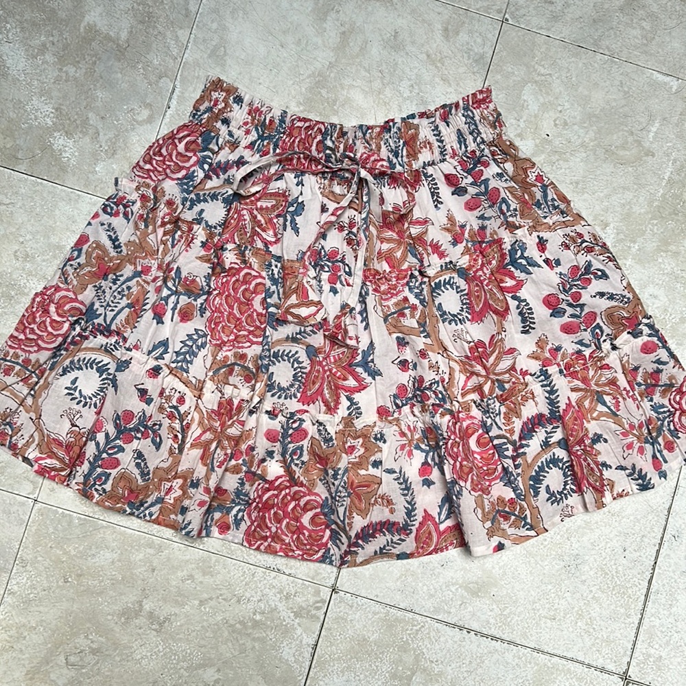 Ruffled mini skirt MONTAUK NY